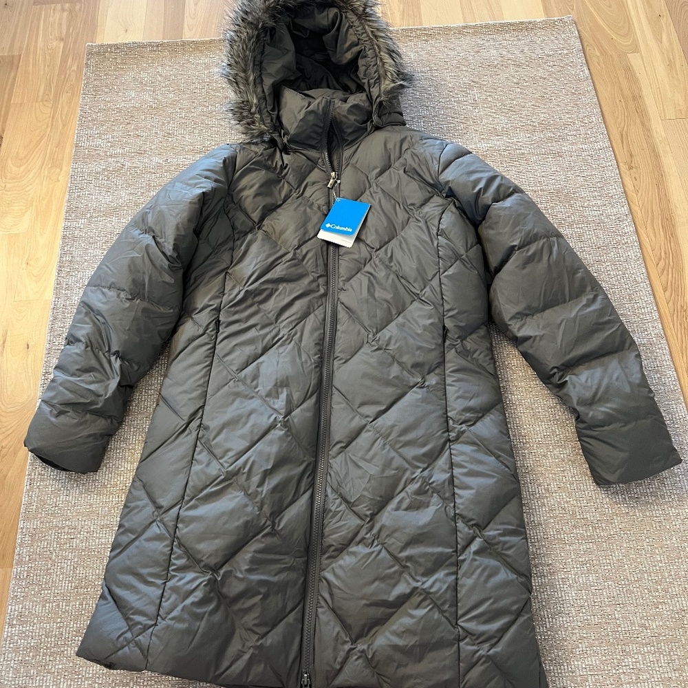 Columbia winter coat grey